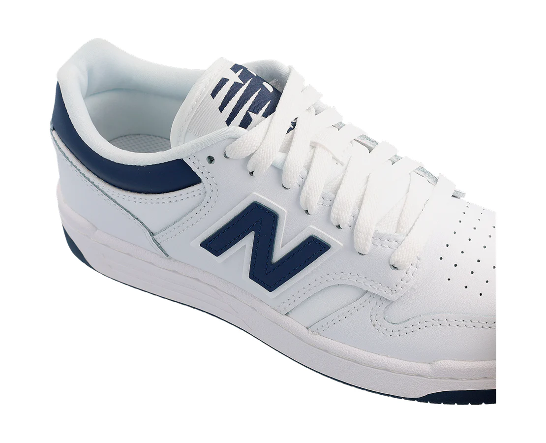 New Balance 480 Navy White - Image 6