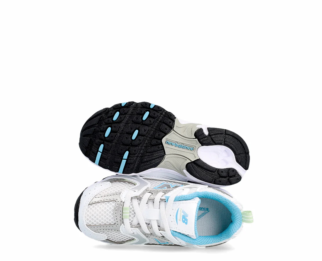 New Balance 530 Bungee White Chrome Blue - Image 3