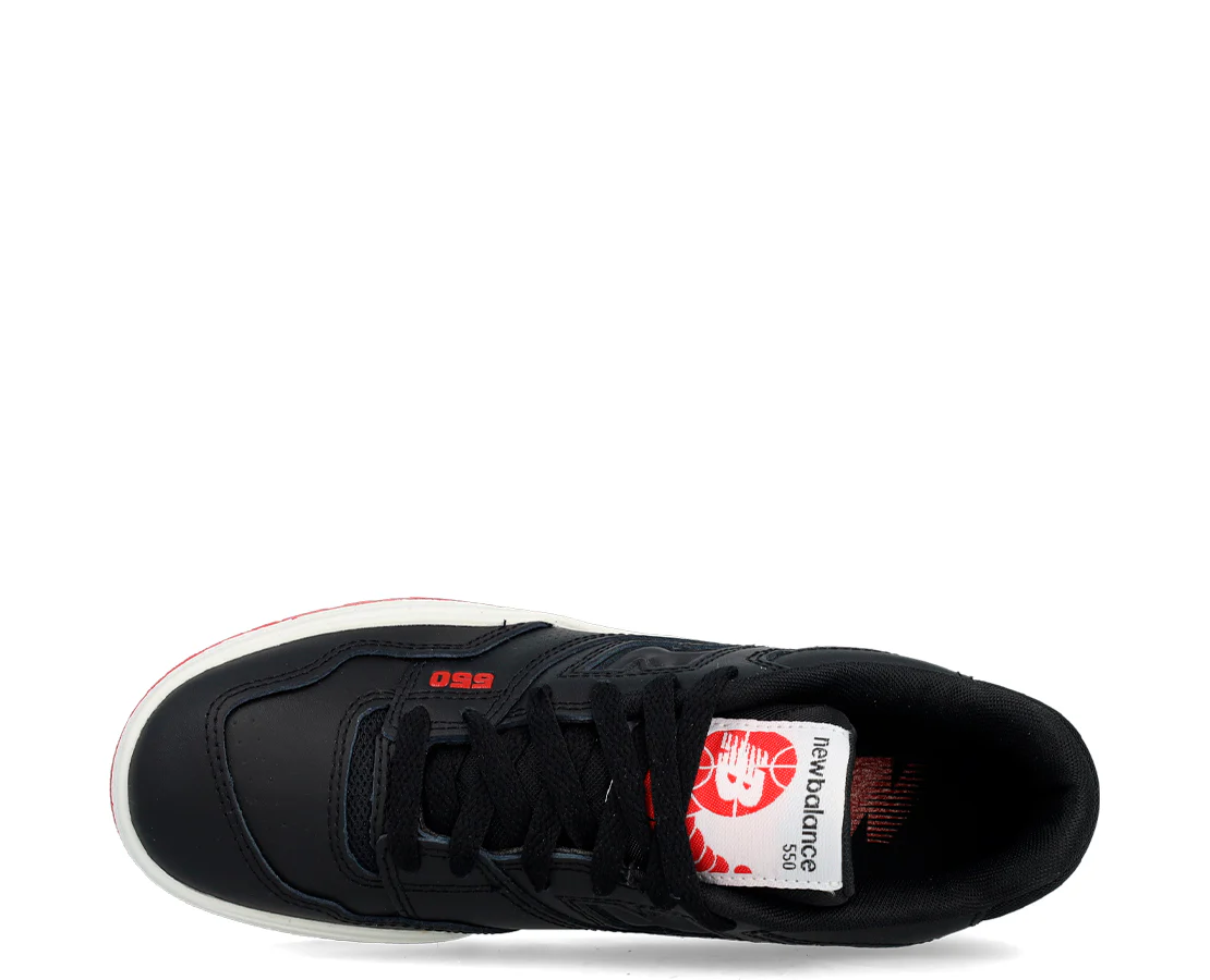New Balance 550 Black Red - Image 3