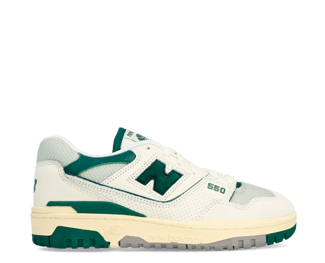 New Balance 550 Sea Salt Marsh Green