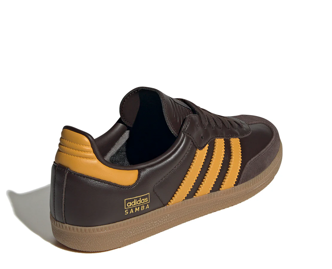 Adidas Samba OG Dark Brown Preloved Yellow - Image 5