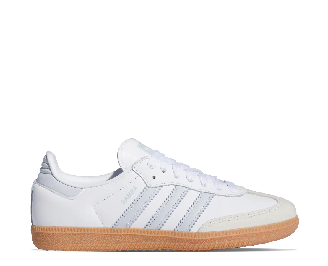 Adidas Samba OG White Halo Blue Gum