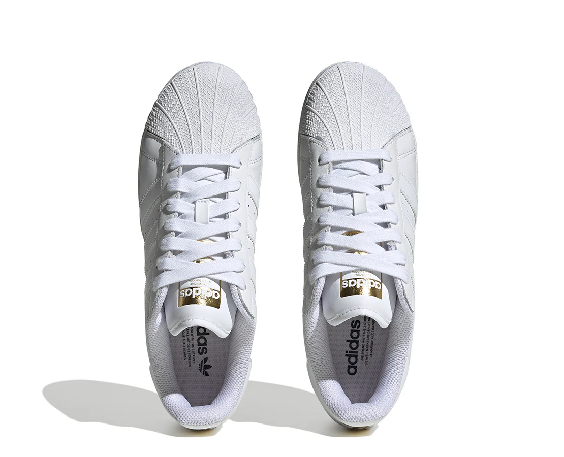 Adidas Superstar XLG 'White Gold Metallic' - Image 3