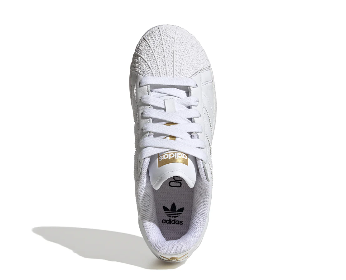 Adidas Superstar XLG 'White Gold Metallic' - Image 3