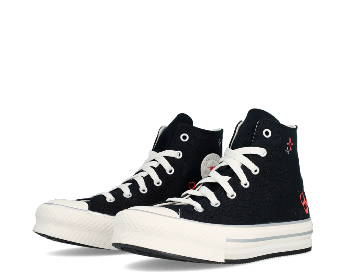 Converse Chuck Taylor All Star EVA Lift Platform Y2K Heart Hi - Image 2