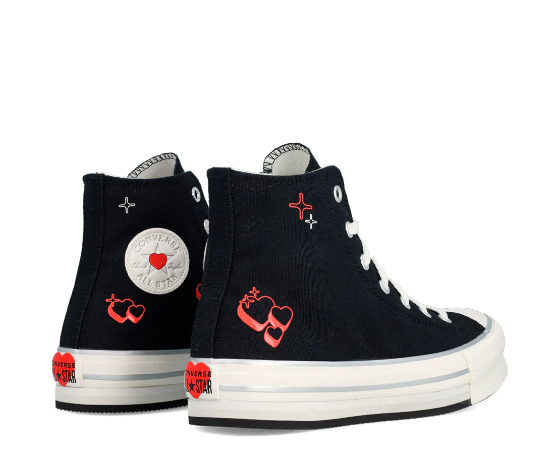 Converse Chuck Taylor All Star EVA Lift Platform Y2K Heart Hi - Image 3