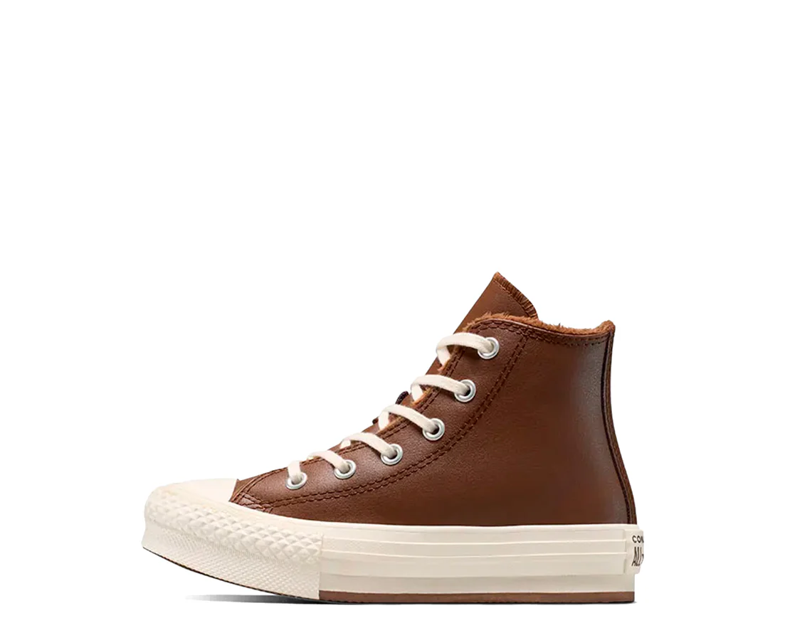 Converse Chuck Taylor All Star Eva Lift Fuzzy-Lining Platform Hi Leather - Image 3