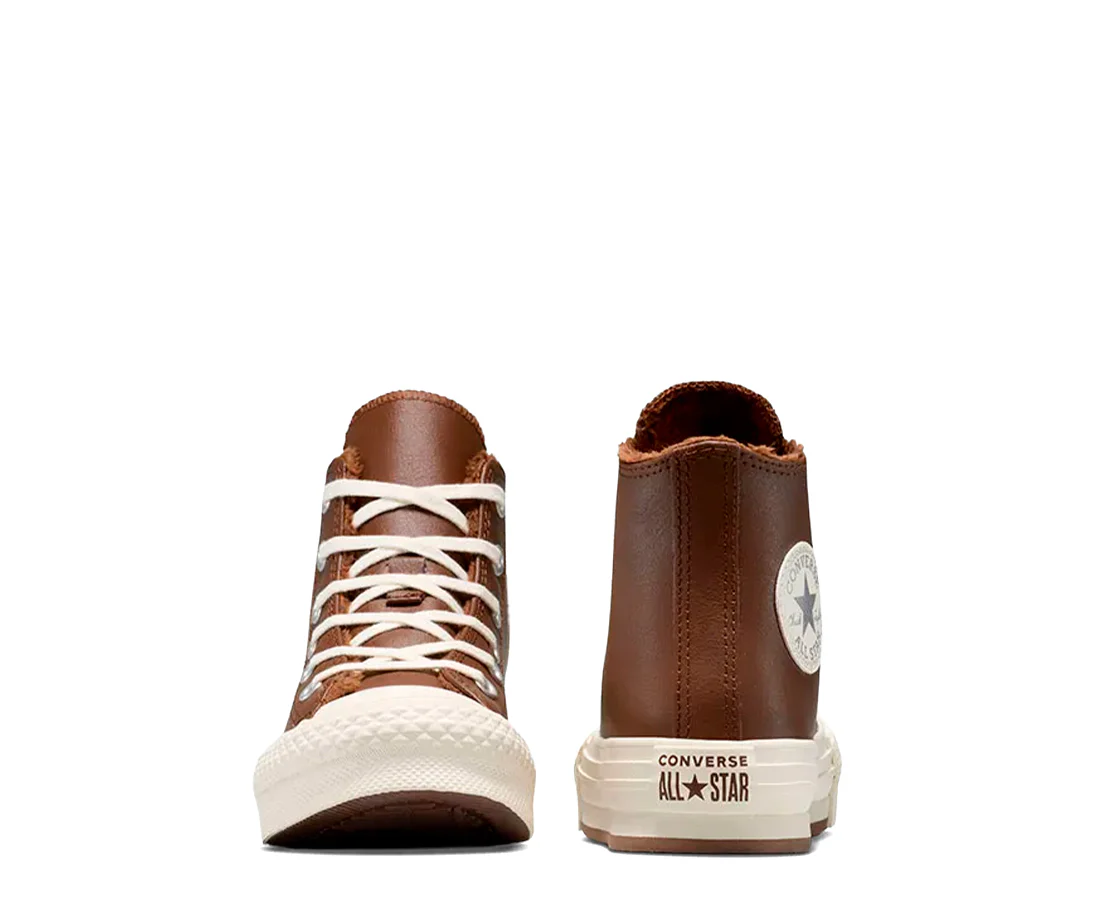 Converse Chuck Taylor All Star Eva Lift Fuzzy-Lining Platform Hi Leather - Image 4
