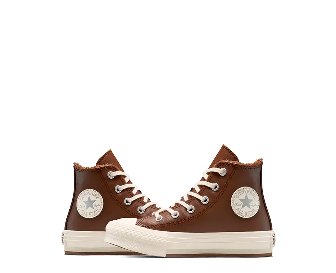 Converse Chuck Taylor All Star Eva Lift Fuzzy-Lining Platform Hi Leather - Image 6