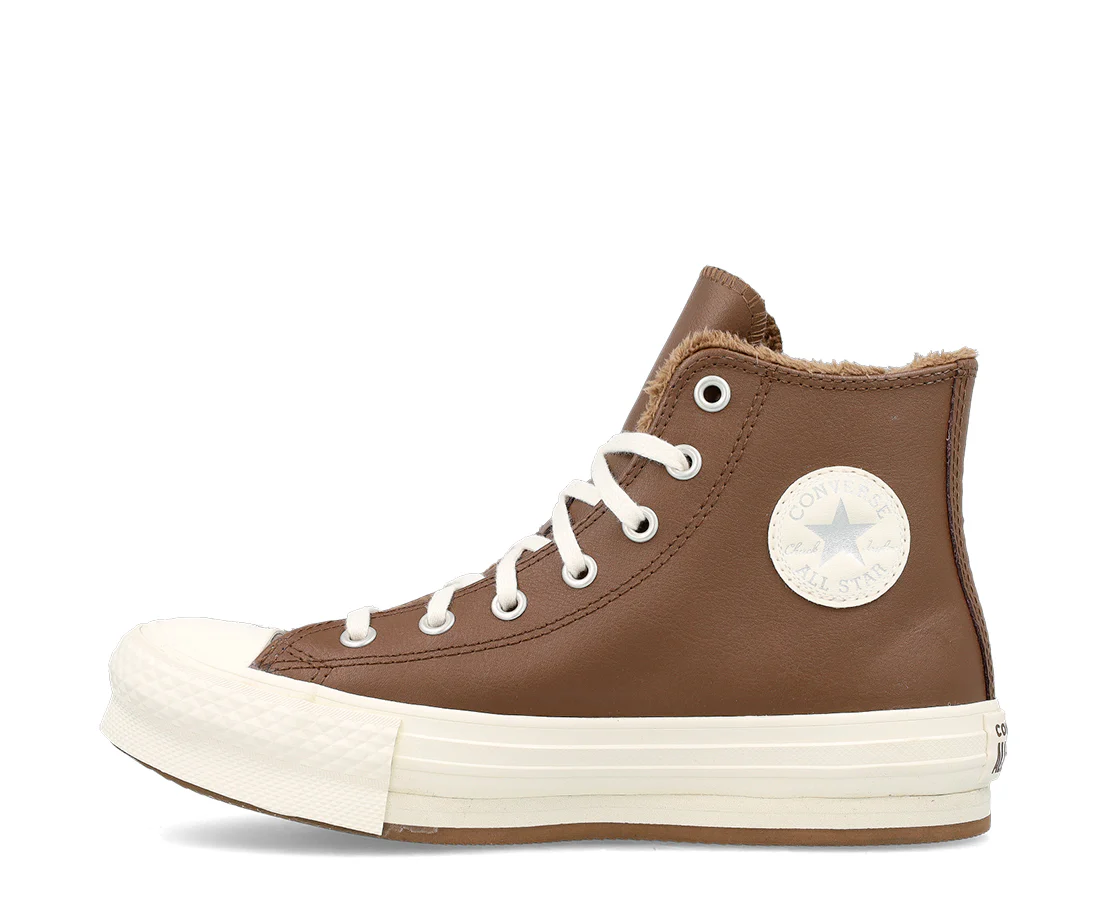 Converse Chuck Taylor All Star Lift Leather Platform Hi - Image 3