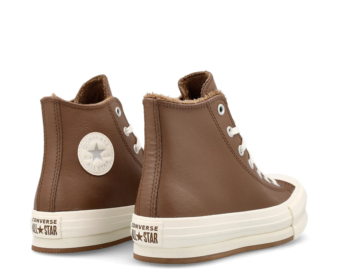 Converse Chuck Taylor All Star Lift Leather Platform Hi - Image 4