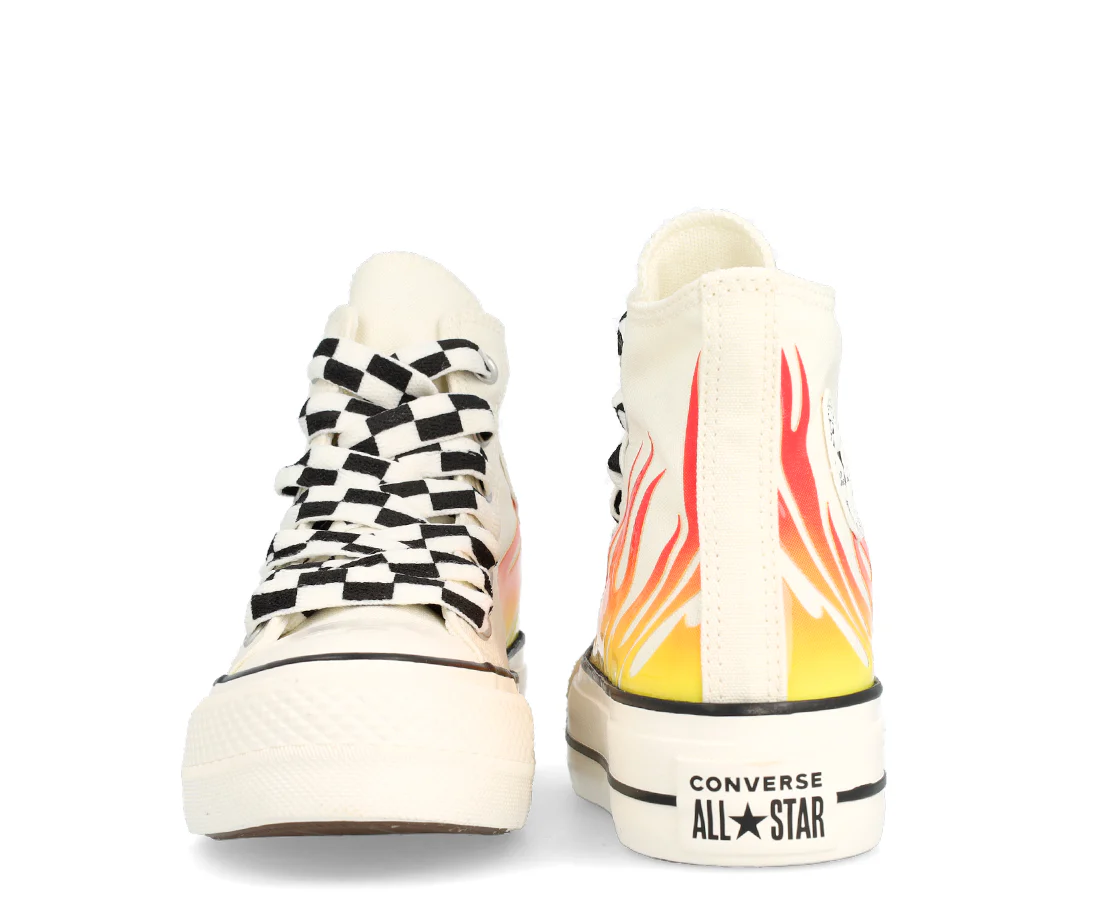 Converse Chuck Taylor All Star Lift Platform Flames Hi - Image 3
