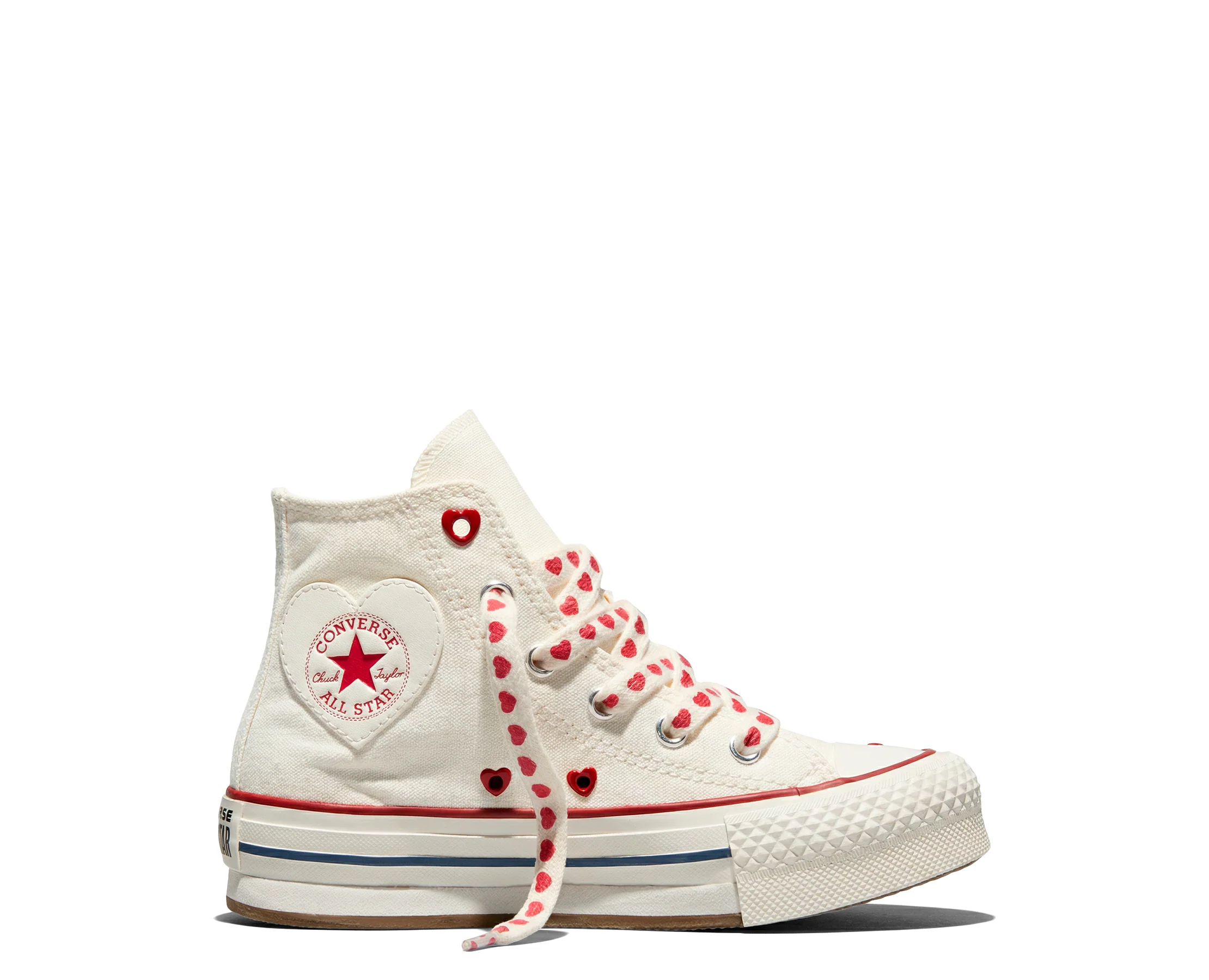 Converse Chuck Taylor All Star Lift Platform Hearts Hi