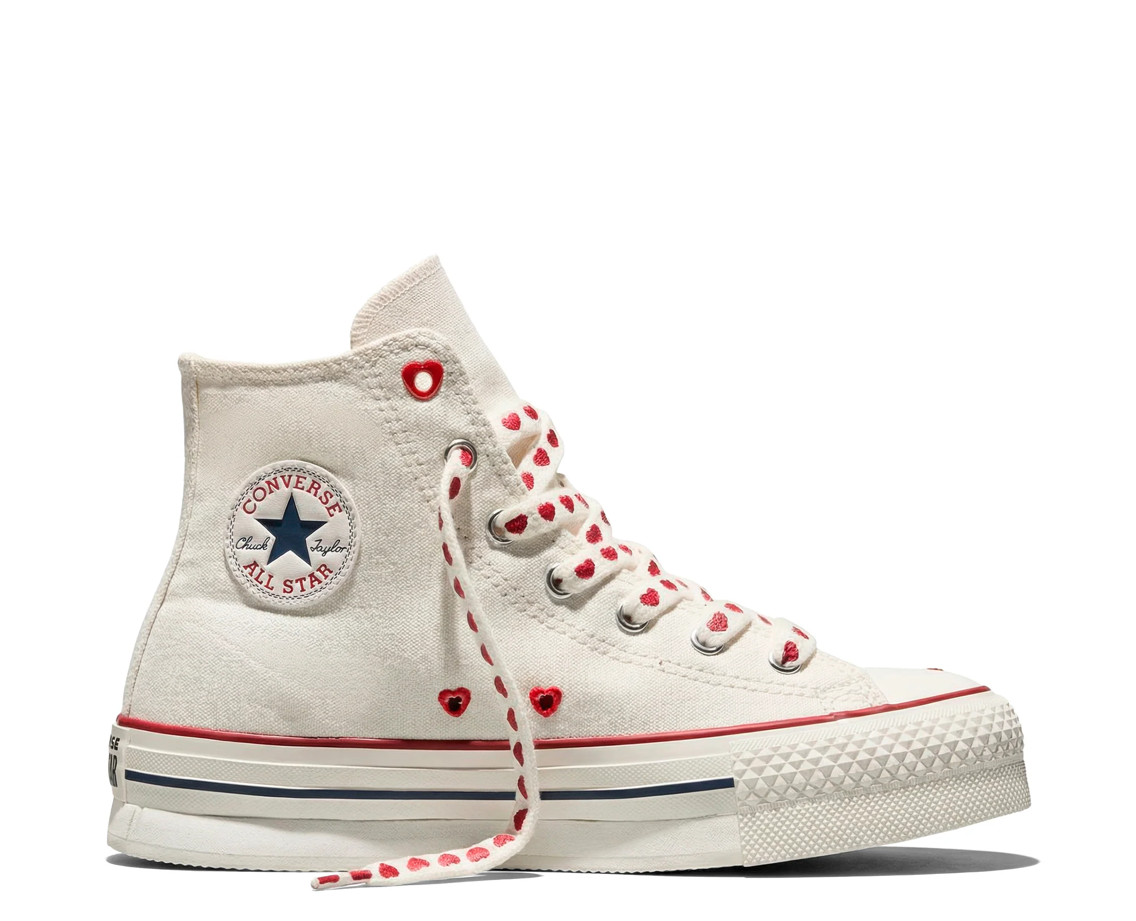 Converse Chuck Taylor All Star Lift Platform Hearts Hi