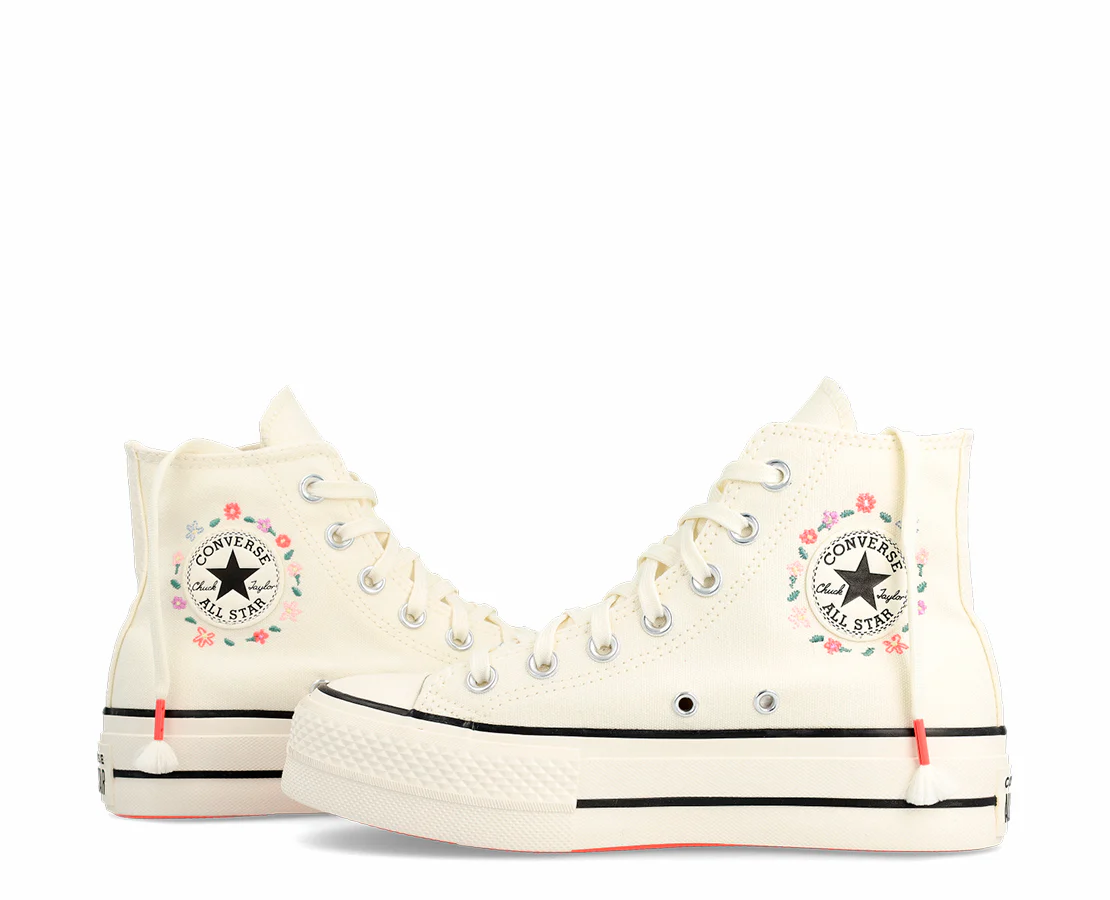 Converse Chuck Taylor All Star Lift Platform Little Flowers - Image 4