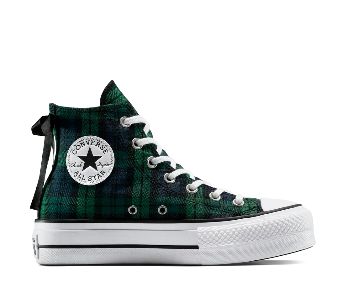 Converse Chuck Taylor All Star Lift Platform Plaid Hi