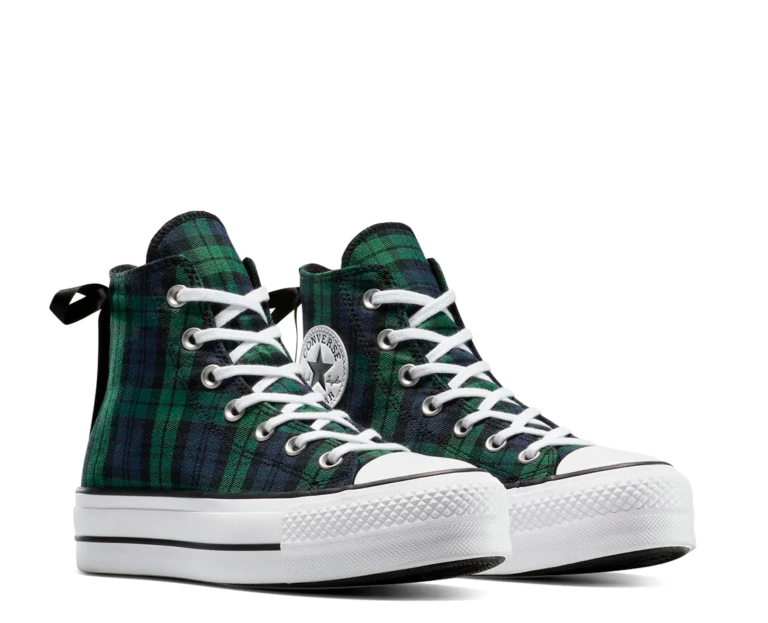 Converse Chuck Taylor All Star Lift Platform Plaid Hi - Image 2