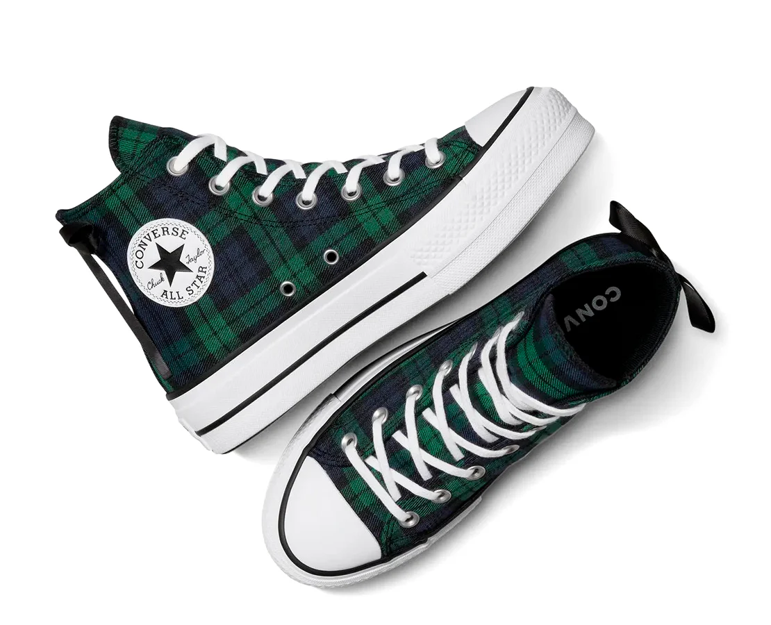 Converse Chuck Taylor All Star Lift Platform Plaid Hi - Image 3
