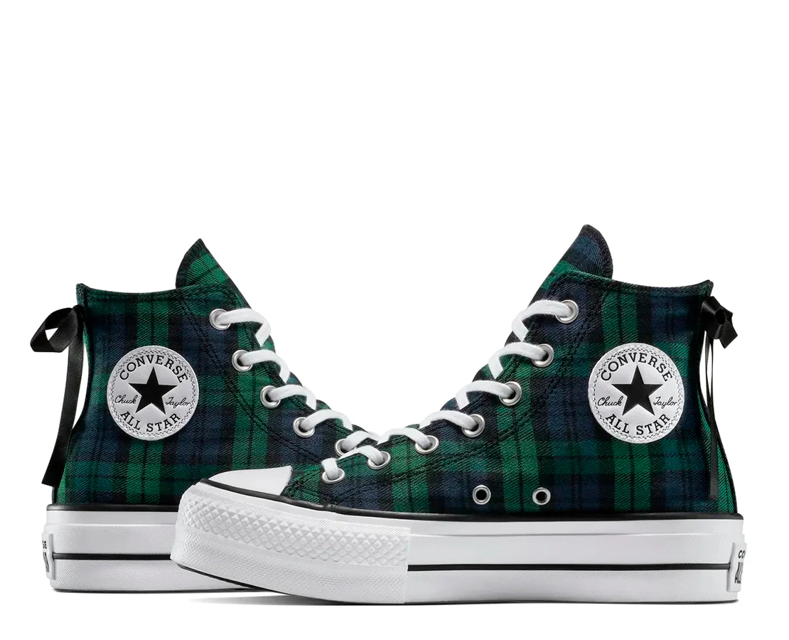 Converse Chuck Taylor All Star Lift Platform Plaid Hi - Image 4