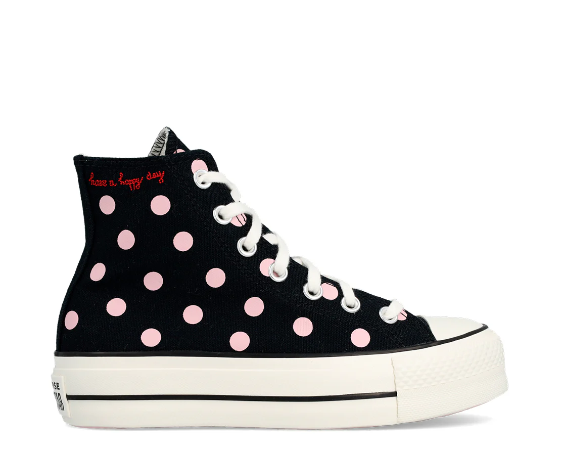 Converse Chuck Taylor All Star Lift Platform Polka Dots HI