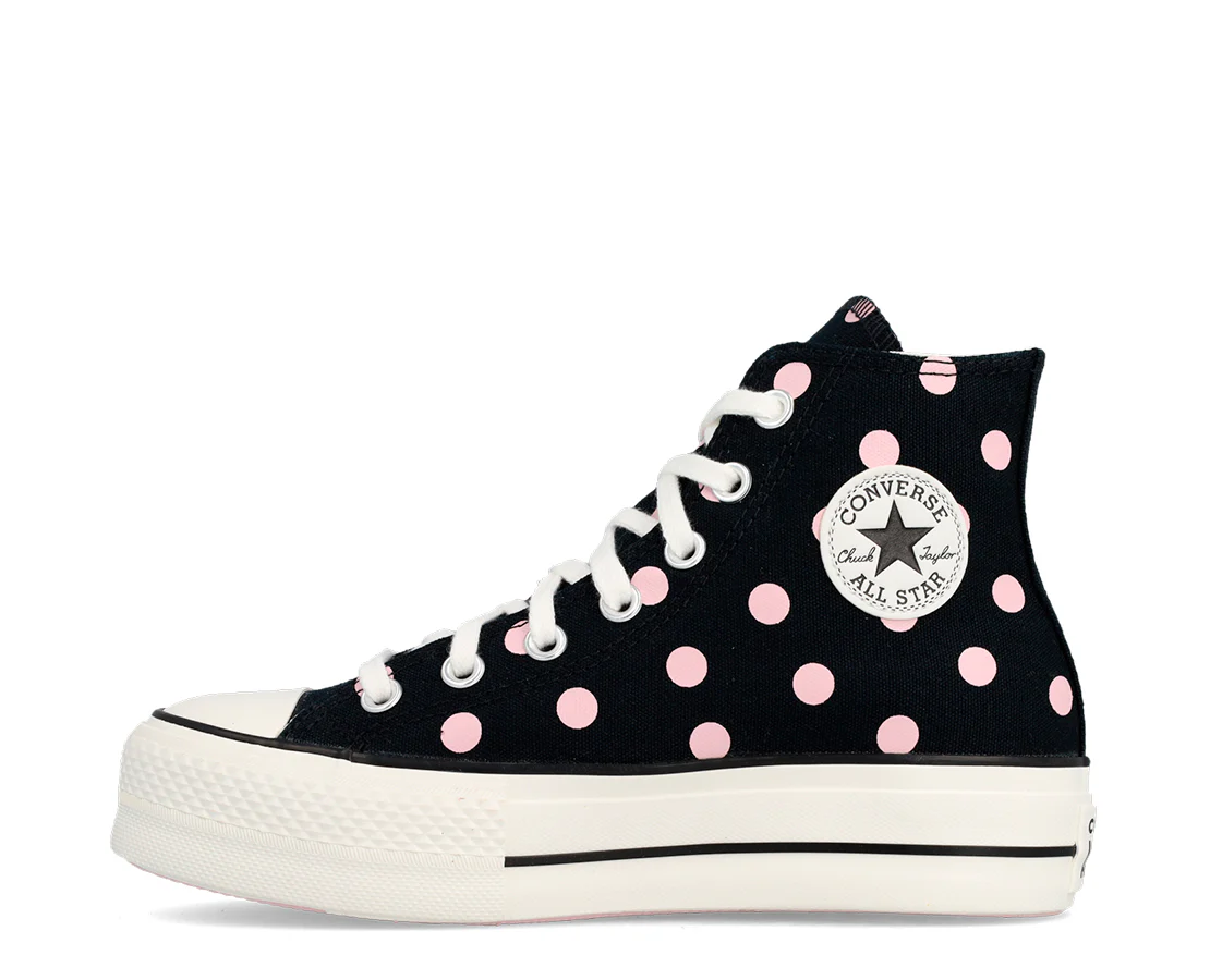 Converse Chuck Taylor All Star Lift Platform Polka Dots HI - Image 4