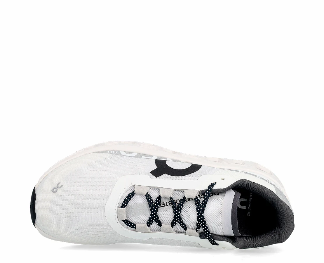 On Cloudmonster All White Black - Image 3