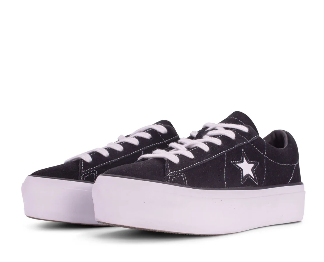 Converse One Star Platform Suede - Image 4