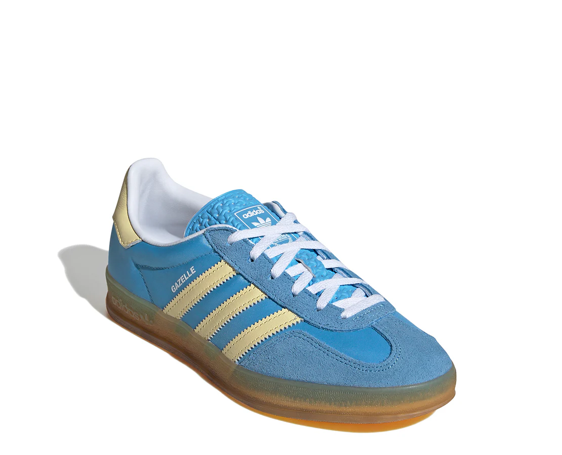 Adidas Gazelle Indoor Semi Blue Burst / Almost Yellow - Image 2