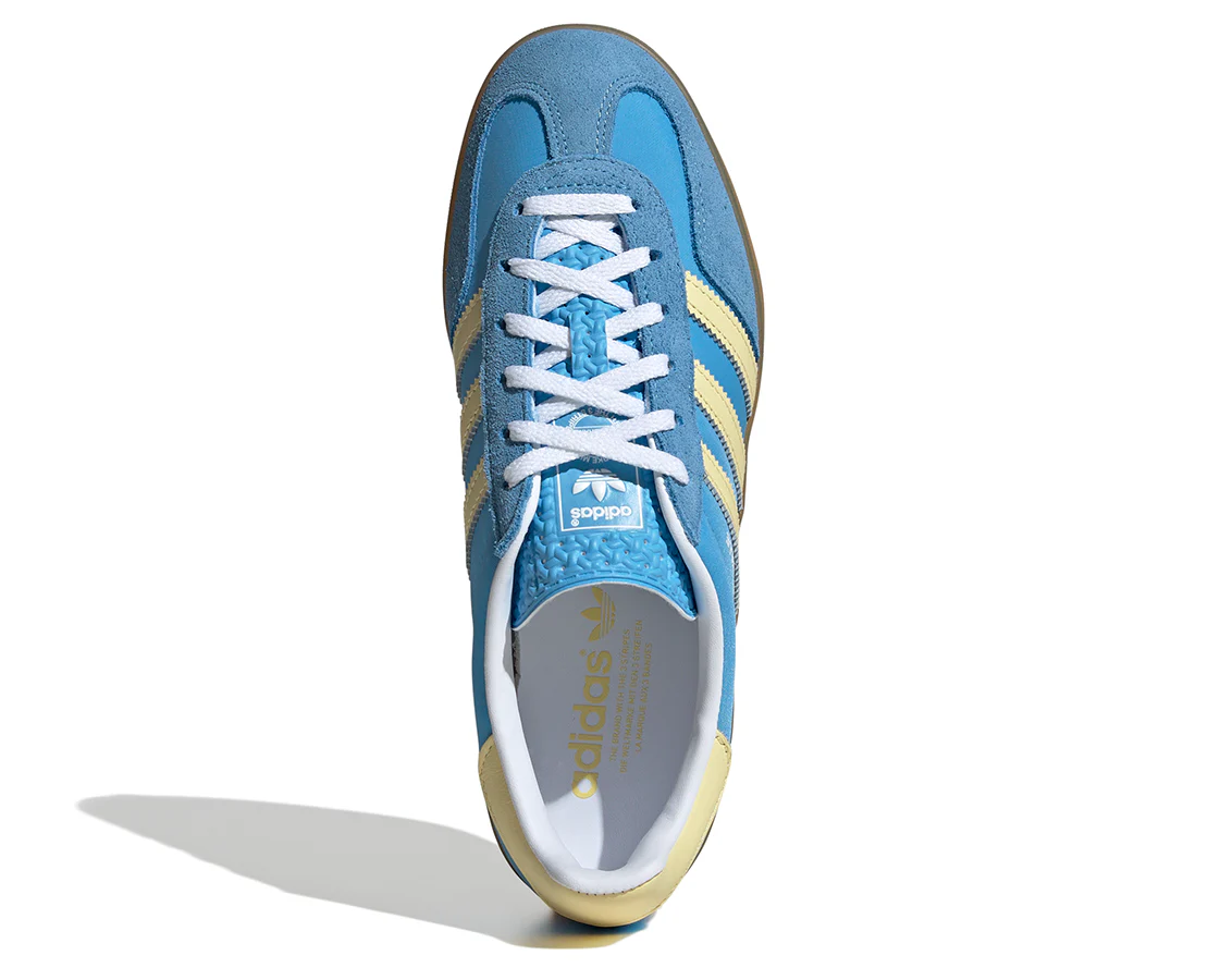 Adidas Gazelle Indoor Semi Blue Burst / Almost Yellow - Image 4