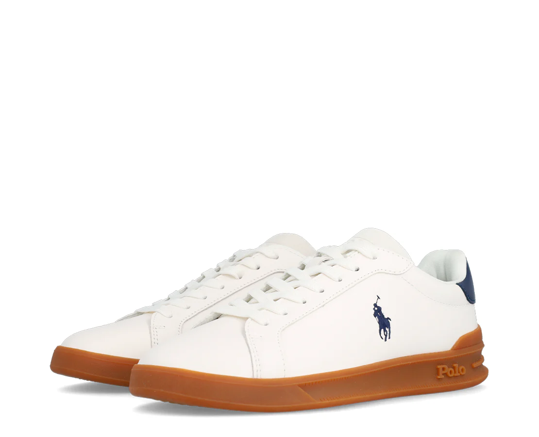 Ralph Lauren Heritage Court II White Blue Brown - Image 2