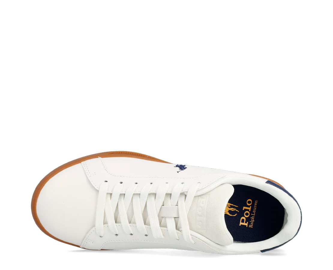 Ralph Lauren Heritage Court II White Blue Brown - Image 3