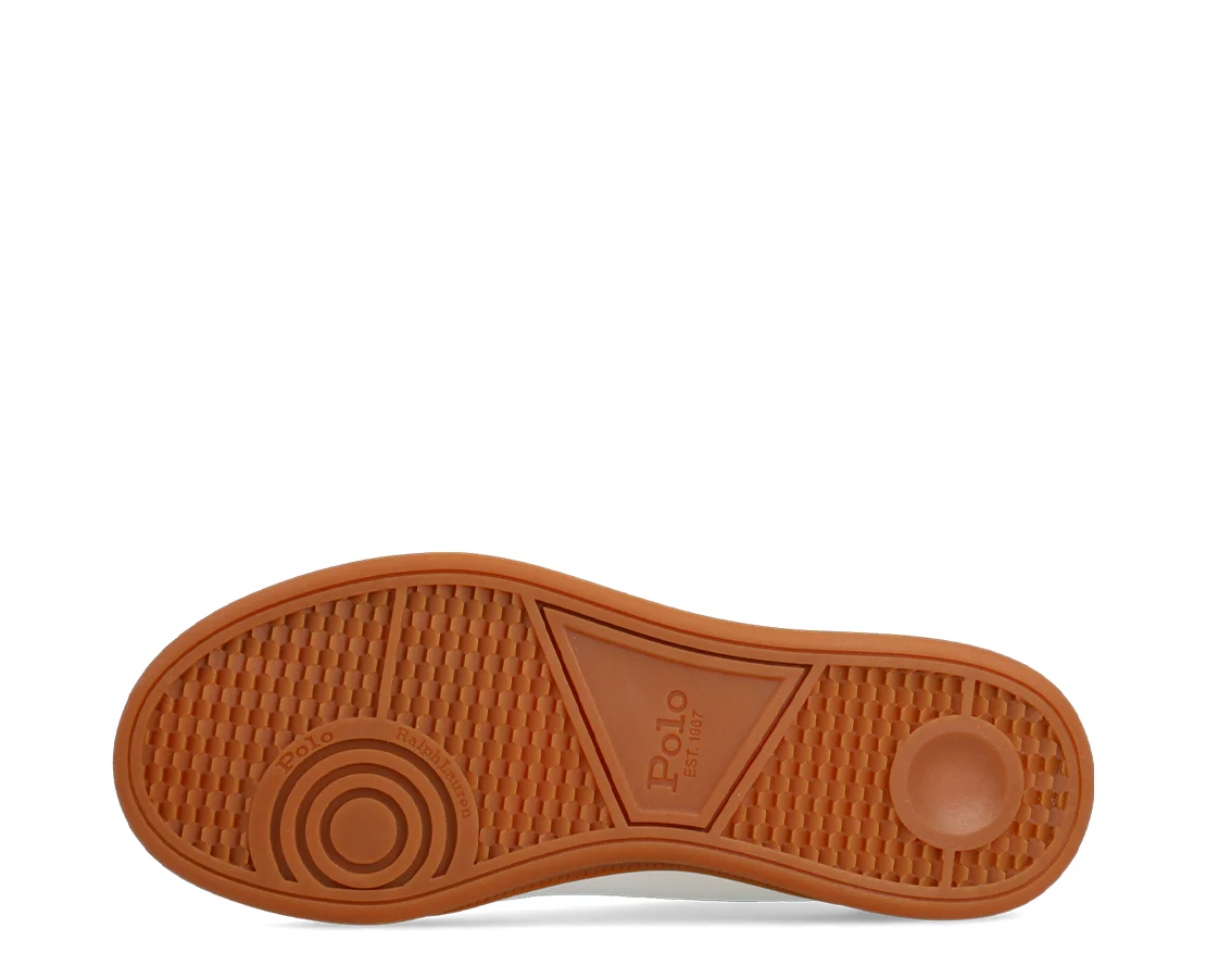 Ralph Lauren Heritage Court II White Blue Brown - Image 4