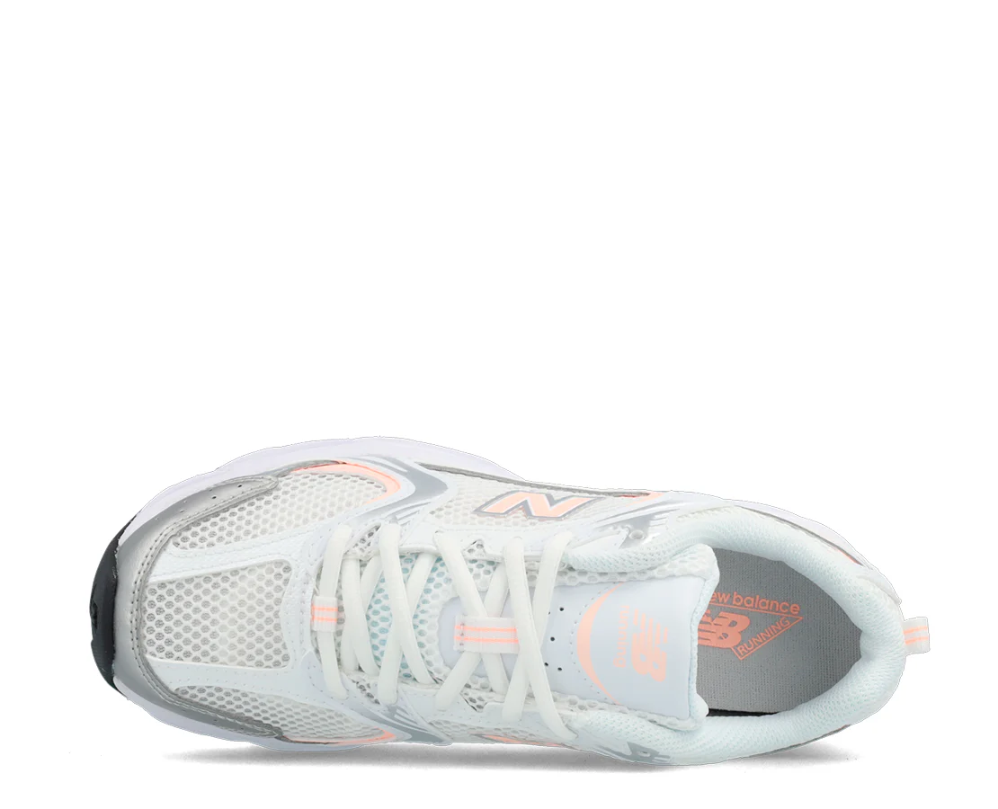 New Balance 530 White Silver Pink - Image 3