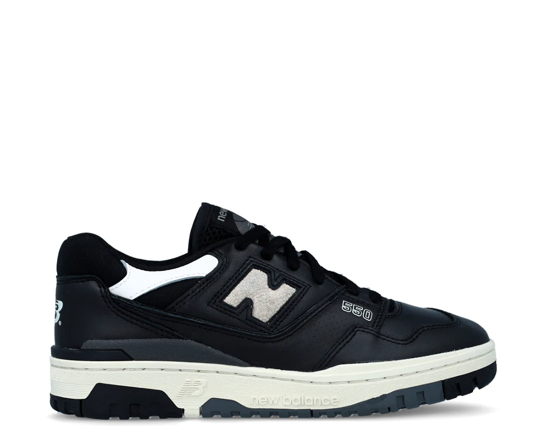 New Balance 550 Black Cream White
