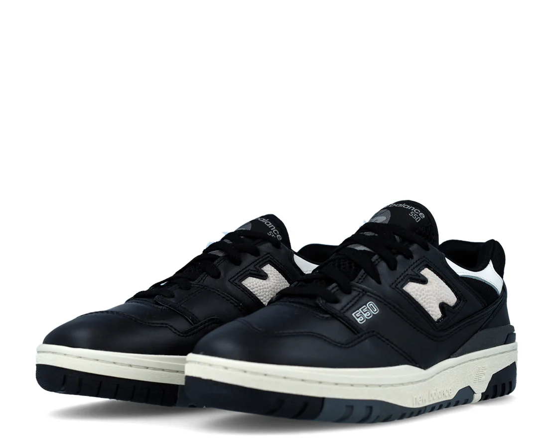 New Balance 550 Black Cream White - Image 2