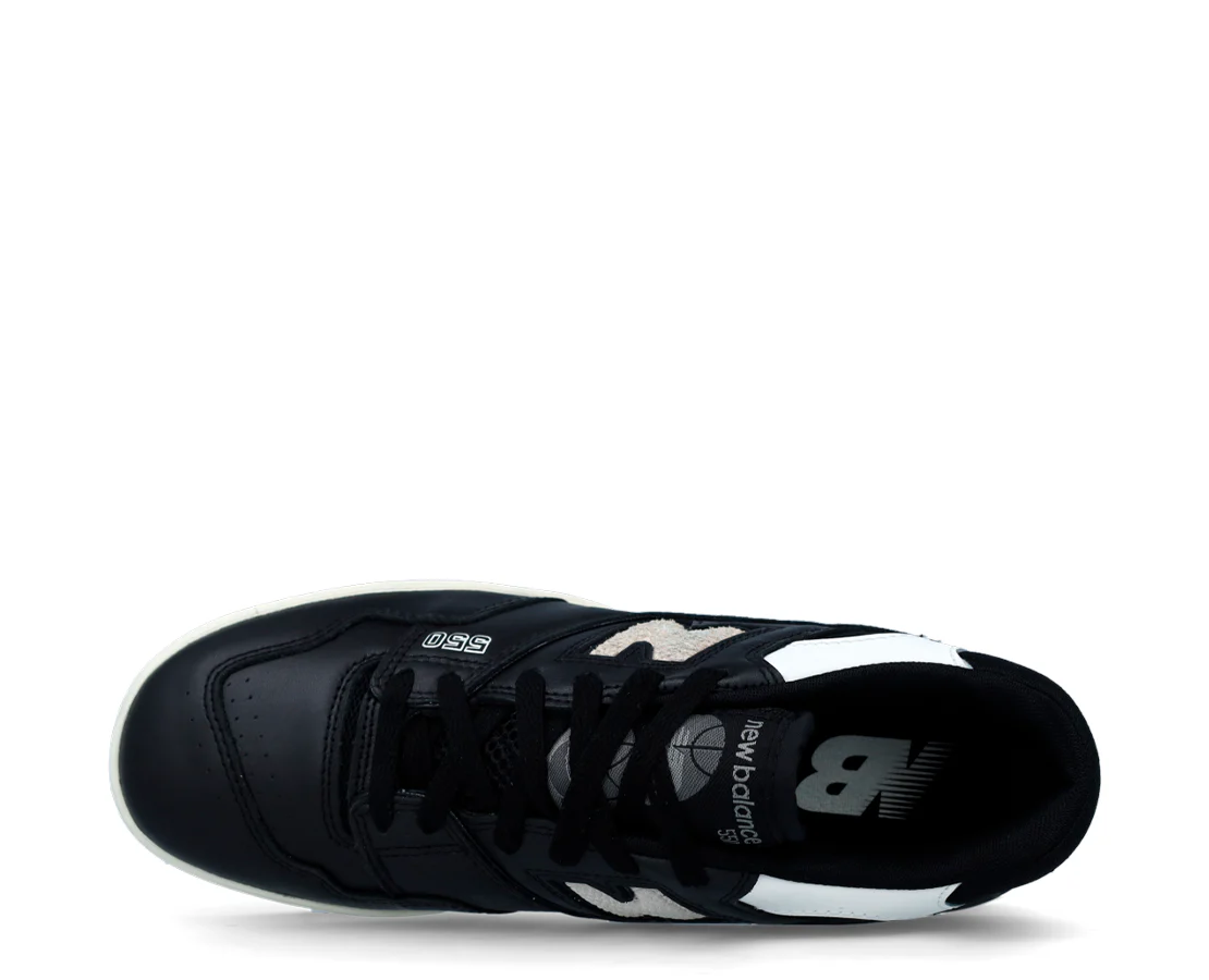 New Balance 550 Black Cream White - Image 3