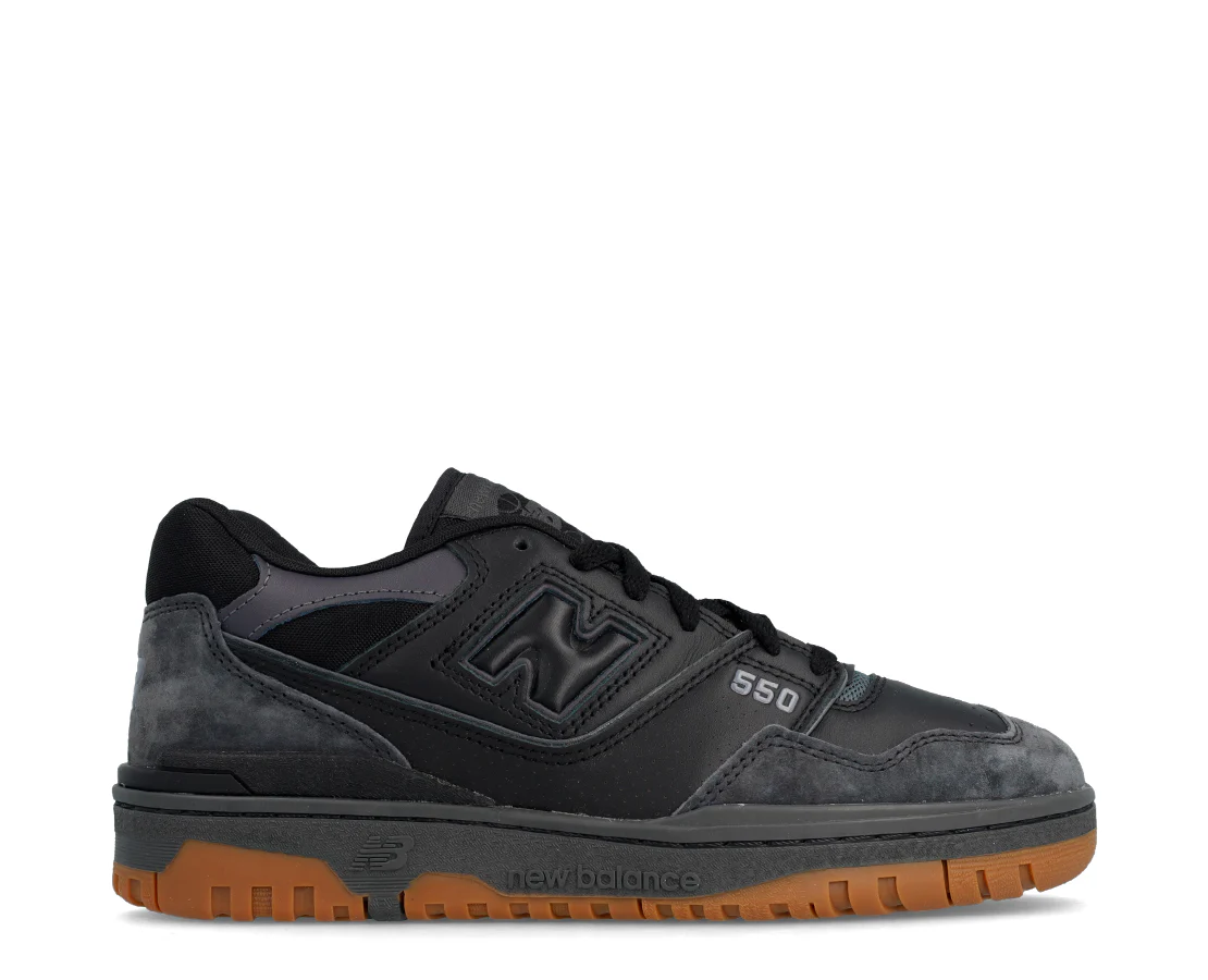 New Balance 550 Black Gum White