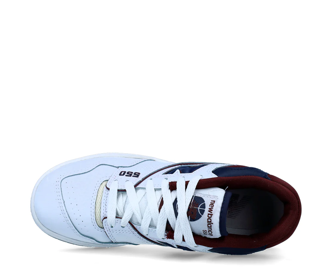 New Balance 550 Burgundy Natural Indigo - Image 3