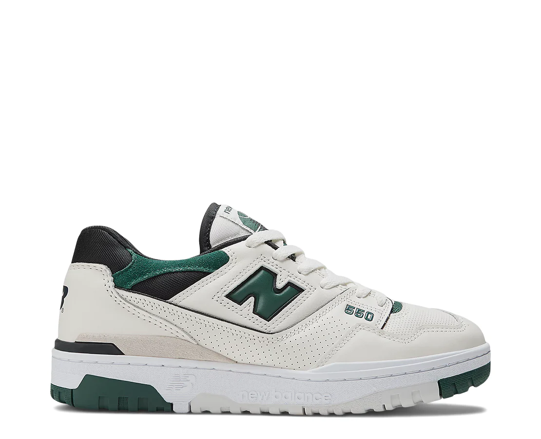 New Balance 550 Sea Salt Pine Green