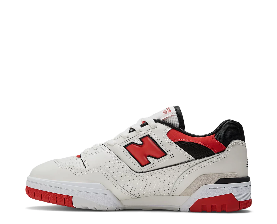 New Balance 550 Sea Salt True Red - Image 3