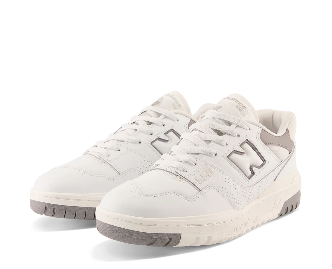 New Balance 550 White Grey Cream - Image 2