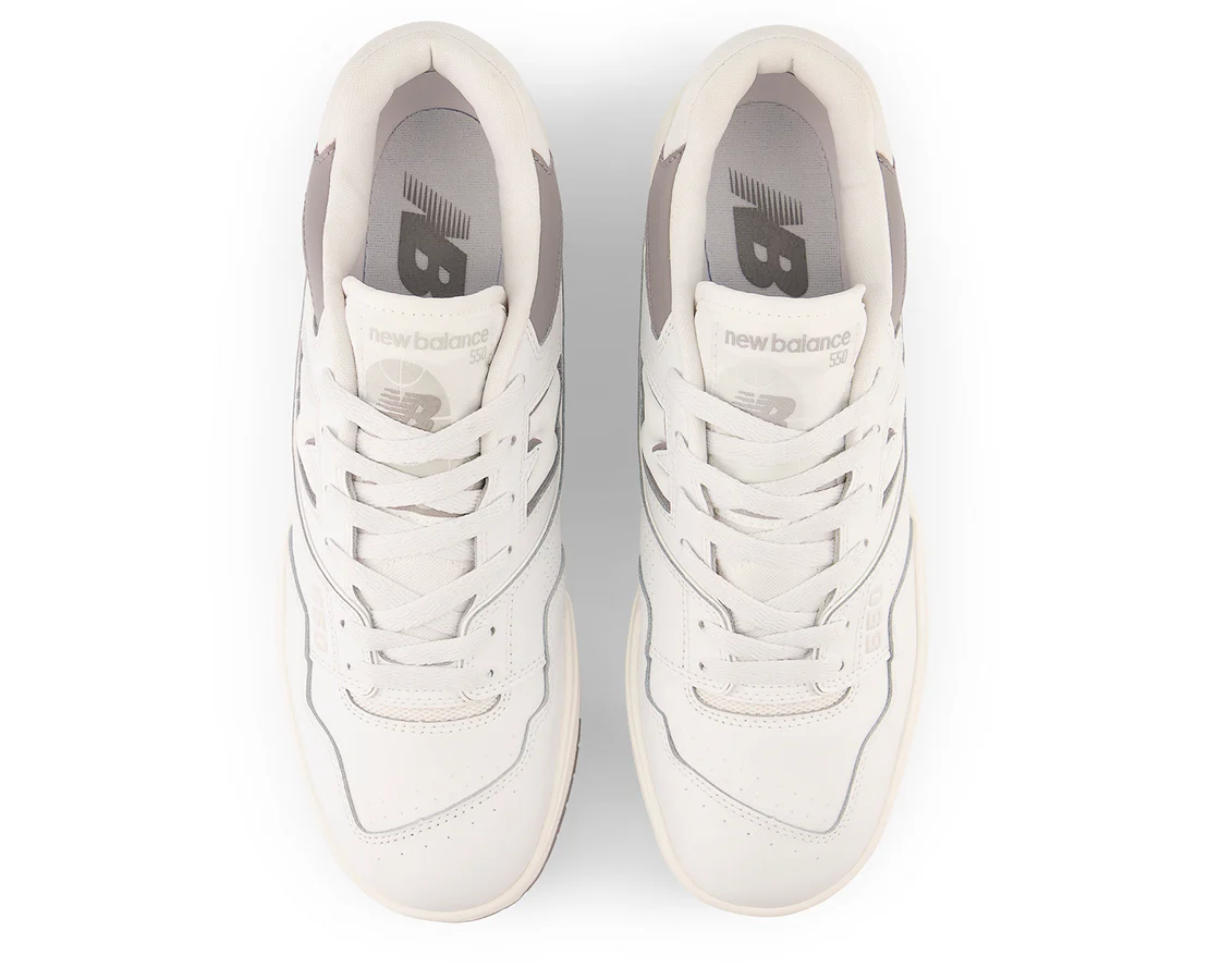New Balance 550 White Grey Cream - Image 3
