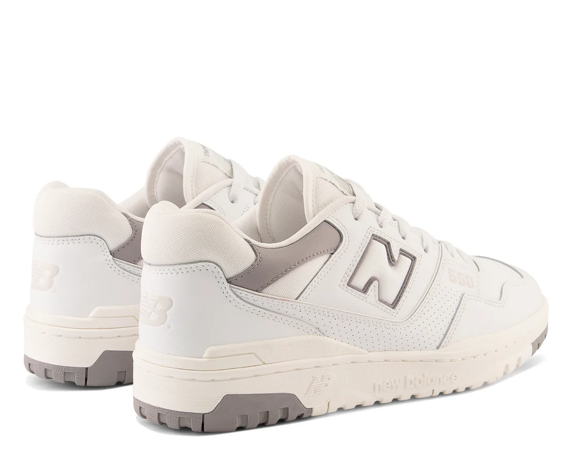 New Balance 550 White Grey Cream - Image 5