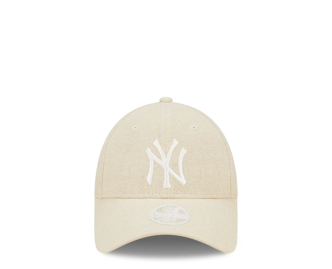 New Era NY Yankees MLB Linen Stone White 9Forty