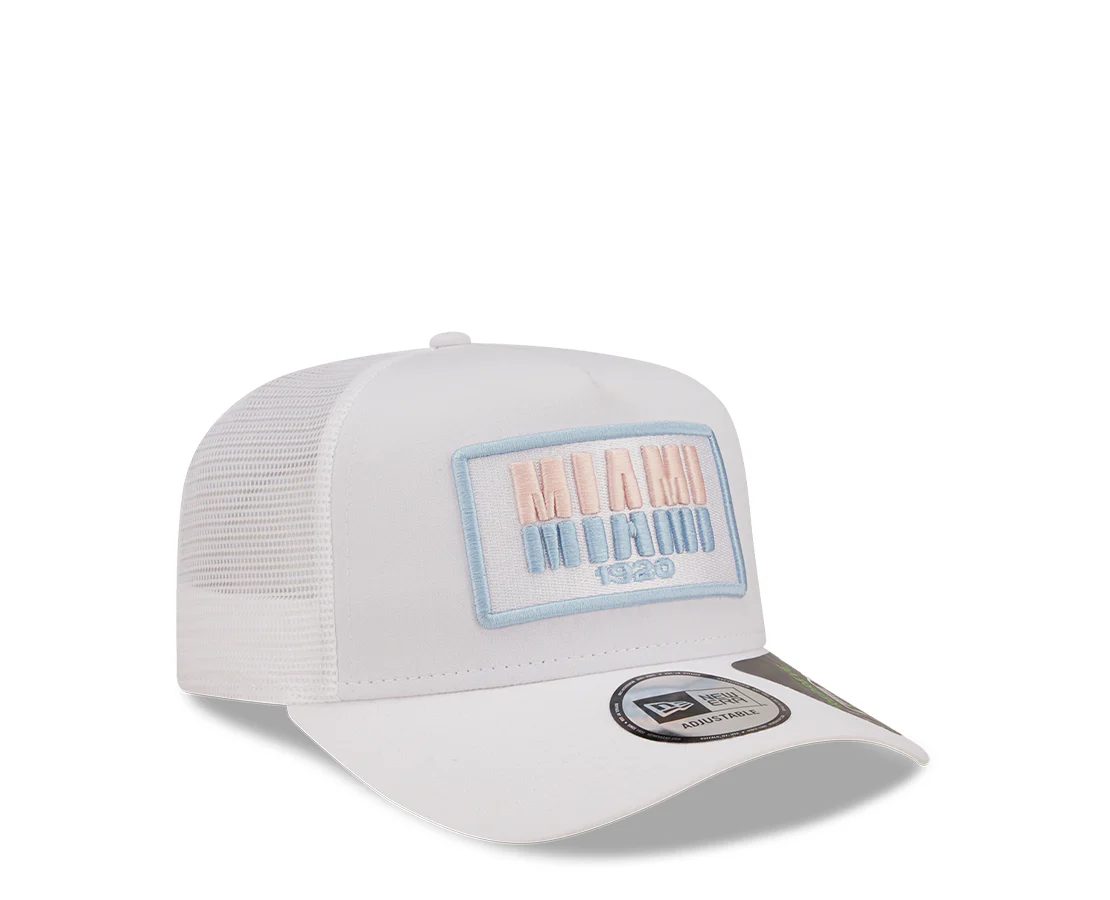 New Era Repreve USA State White A-Frame Trucker - Image 3