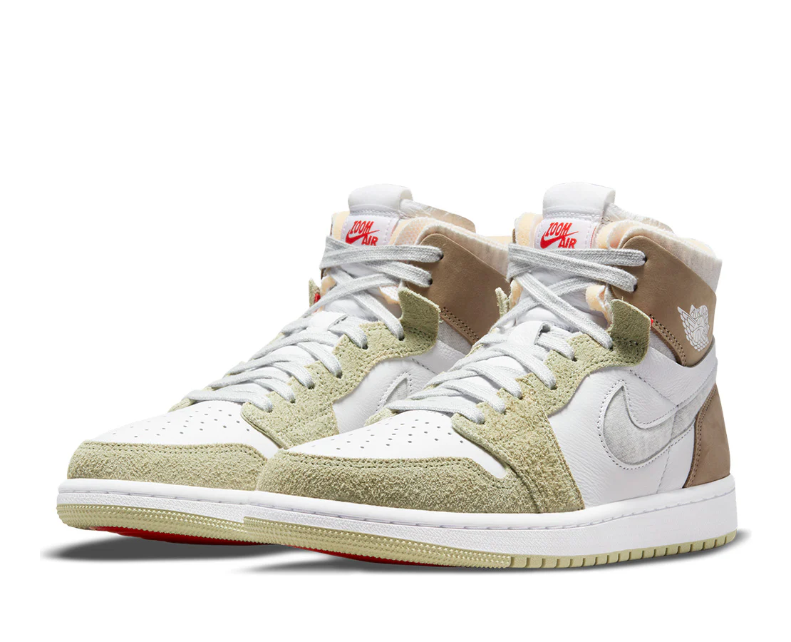 Nike Air Jordan 1 Zoom Confort "Olive Aura" - Image 2