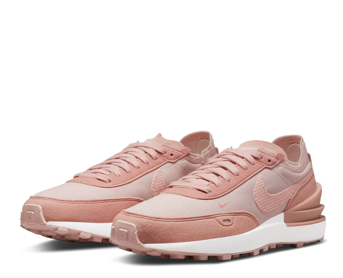 Nike Waffle One ESS 'Pink Oxford' - Image 2