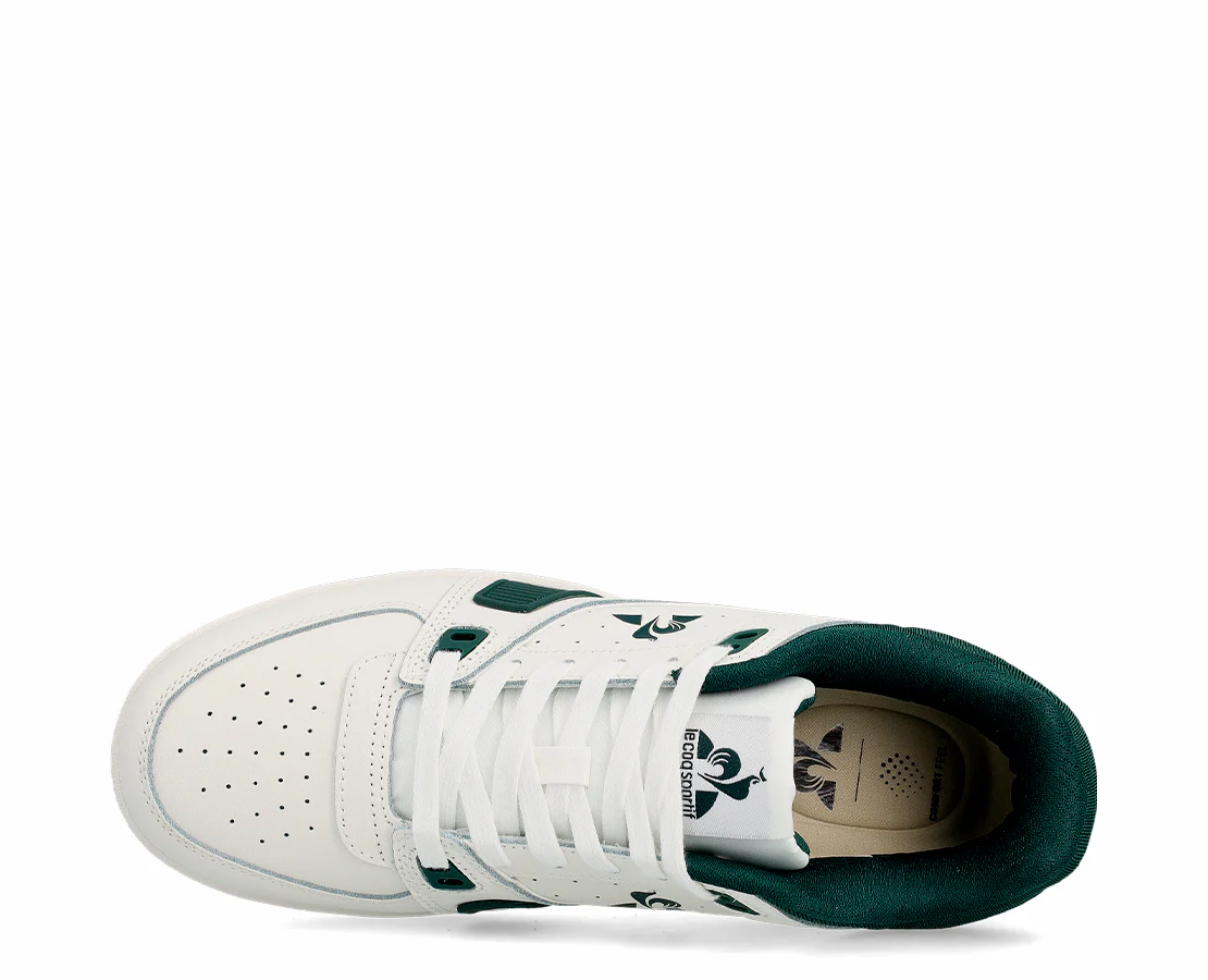 Le Coq Sportif Pro Star Perf Optical white Trekking green - Image 3