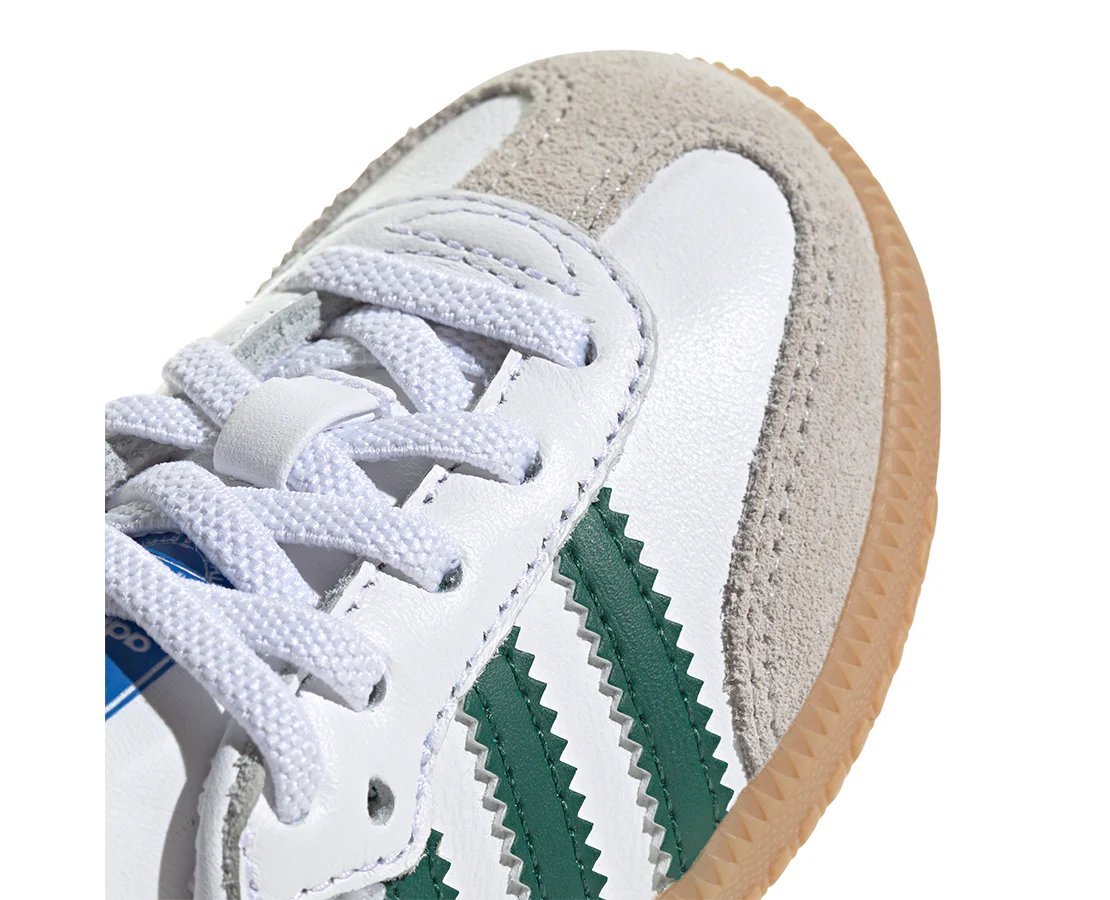 Adidas Samba OG EL Cloud White / Collegiate Green / Gum - Image 6