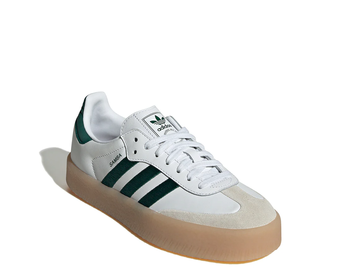 Adidas Sambae Cloud White / Collegiate Green / Gum - Image 2